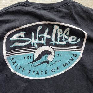 Salt Life Black Long Sleeve Men's Shirt- Size M